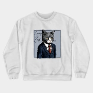 Larry The Cat Crewneck Sweatshirt